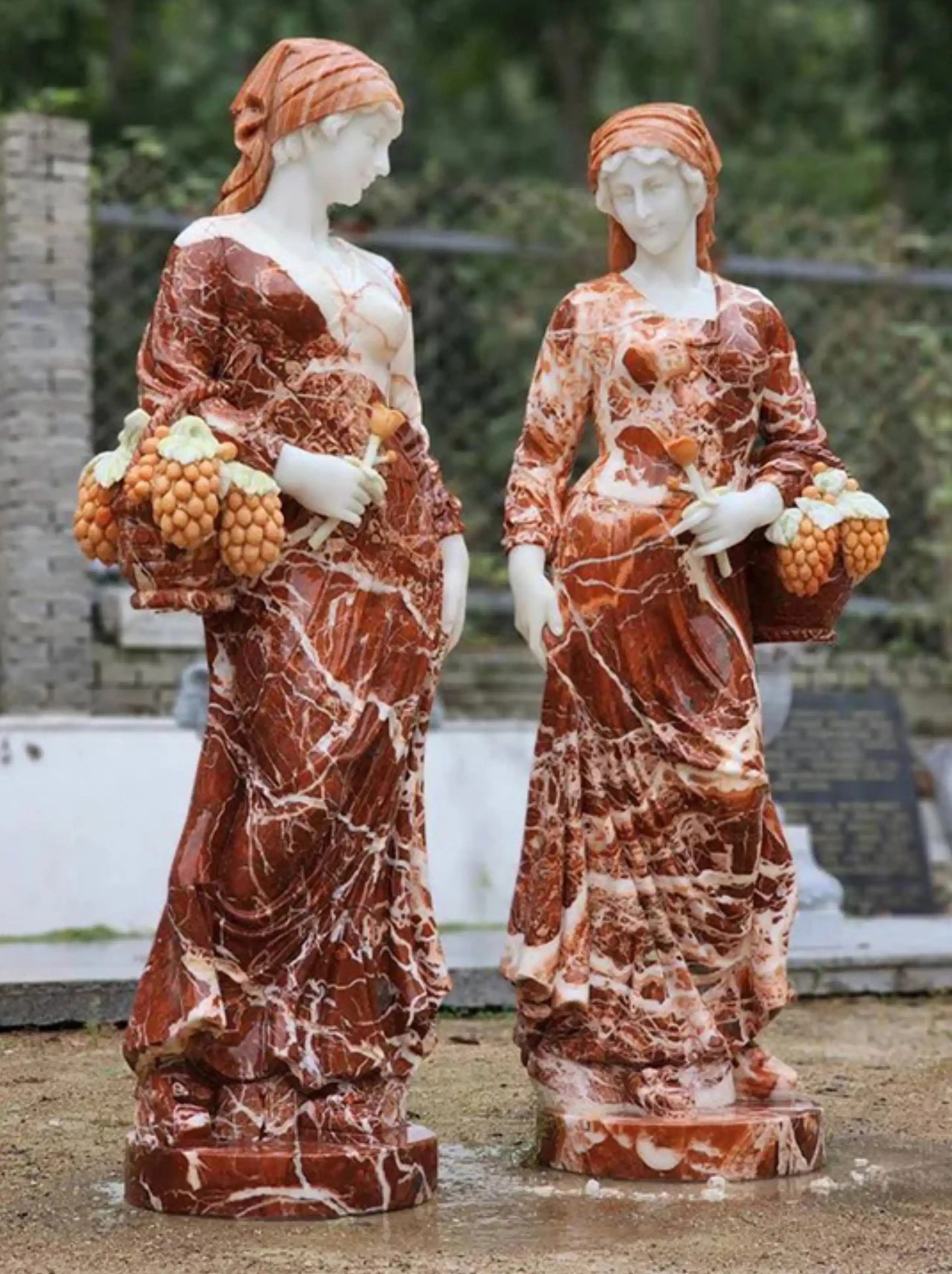 Red Marble Statue11