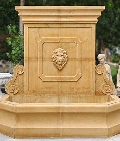 Marble Stone Lion Fountain9